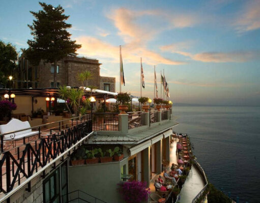 Hotel Bristol Sorrento Italy Terrace and Garden View Travel Escapes