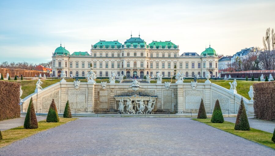 Hungary Austria Slovakia guided Tour. Image of Belvedere Castle Vienna