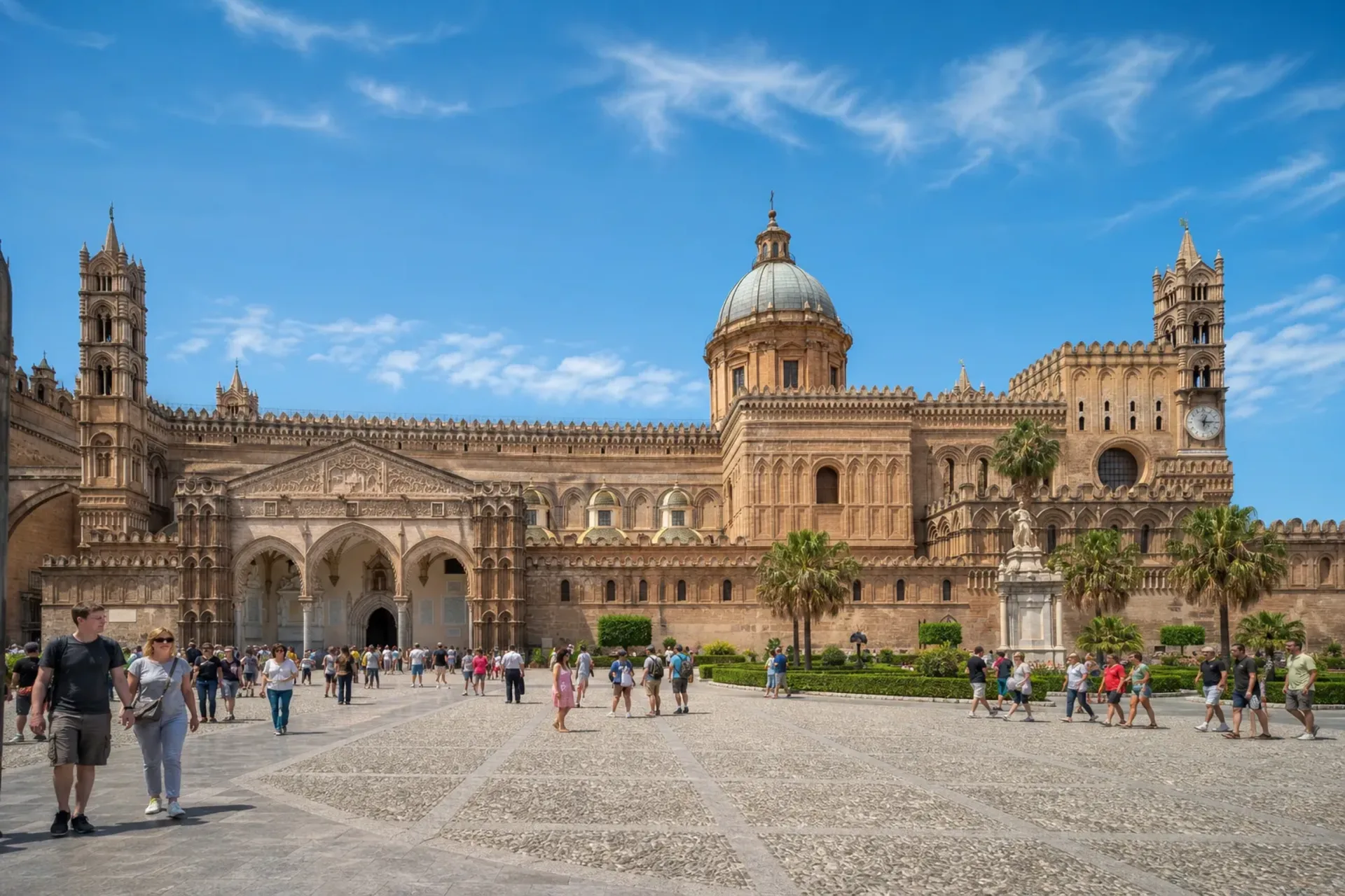 Mediterranean-The historic Palermo Cathedral during the Ibiza Provence Sicily tour