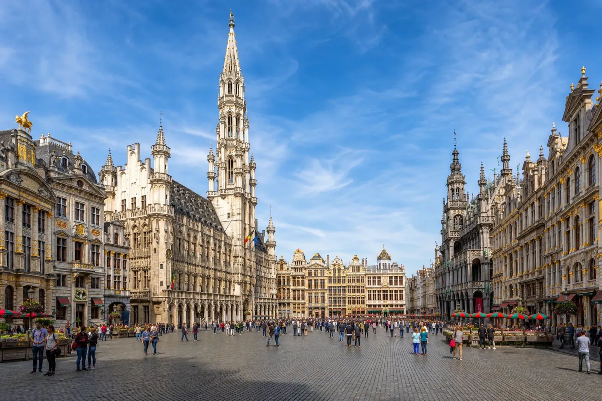 Germany, Belgium and Netherlands-The historic Grand-Place in Brussels, a key stop on our Rhine River Cruise through Belgium.