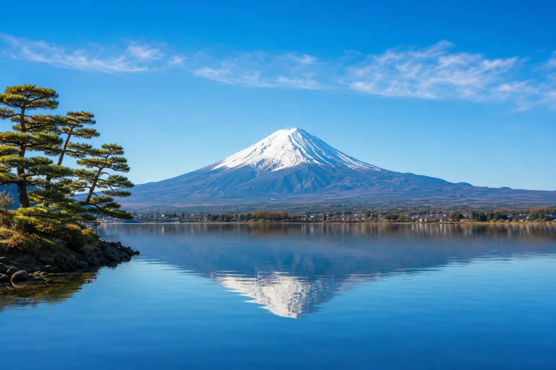 Japan and South Korea-A clear view of Mount Fuji during a Japan South Korea tour