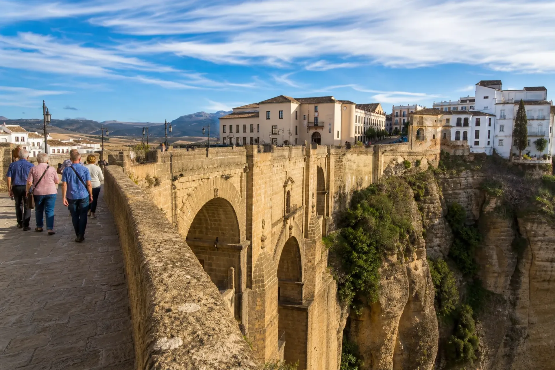 Spain-The historic Puente Nuevo bridge in Ronda, a highlight of the Andalucia Escorted Tour.